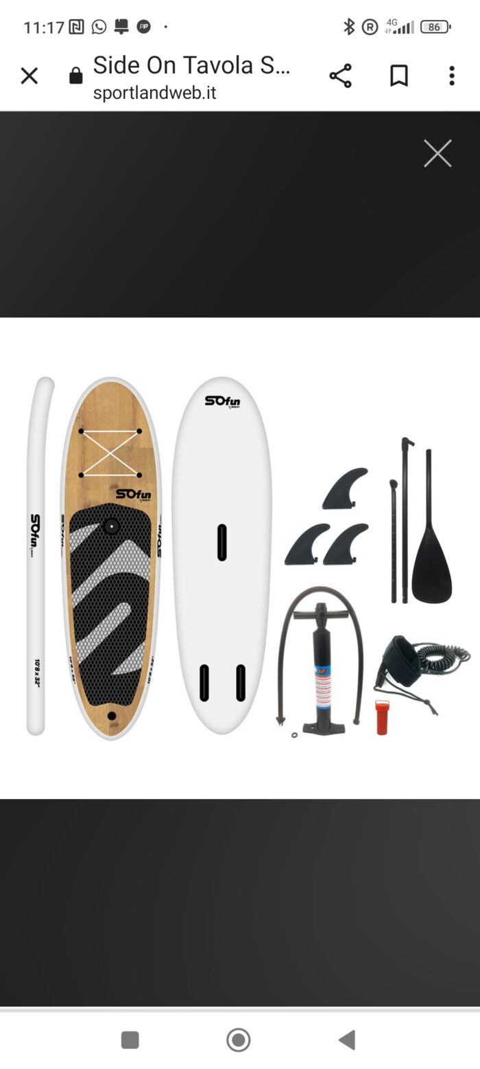 SIDEON Windsup gonfiabile 10'8" x 32"