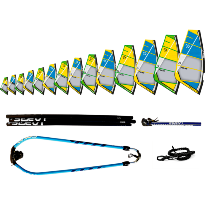 RIG WINDSURF COMPLETO SIDE ON ( escluso piede albero )